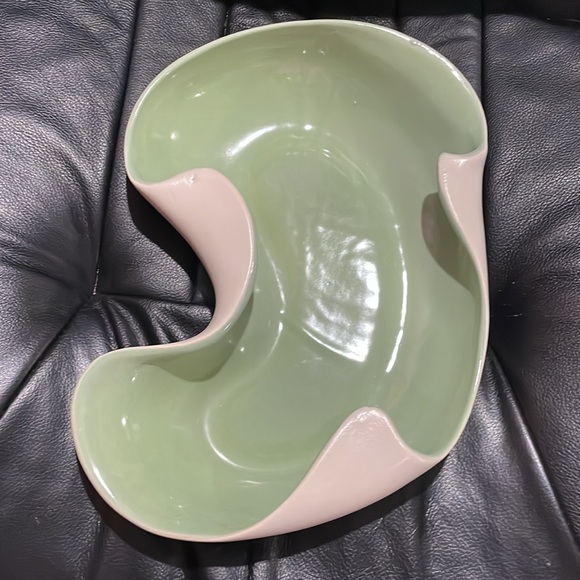 Red Wing Art Pottery MCM Console Bowl #1304 - Picture 4 of 10